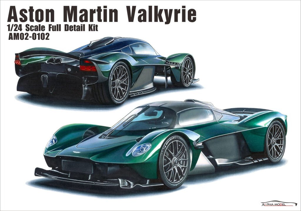This week’s new arrival ✨ Aston Martin Valkyrie 1/24 resin precision kit – smooth lines and sharp details, a must-have for detail enthusiasts.